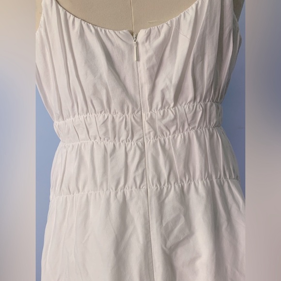 Express tiered white goddess maxi summer dress size small adjustable strap - Picture 7 of 10